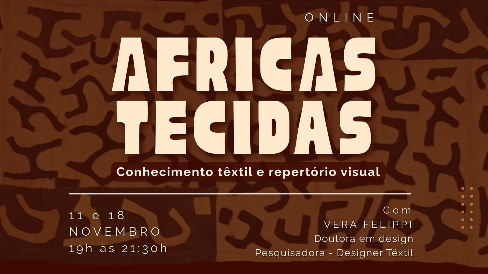 Áfricas tecidas: conhecimento têxtil e repertório visual